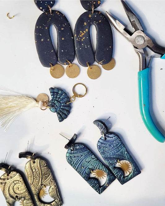 How I Make Polymer Clay Earrings
