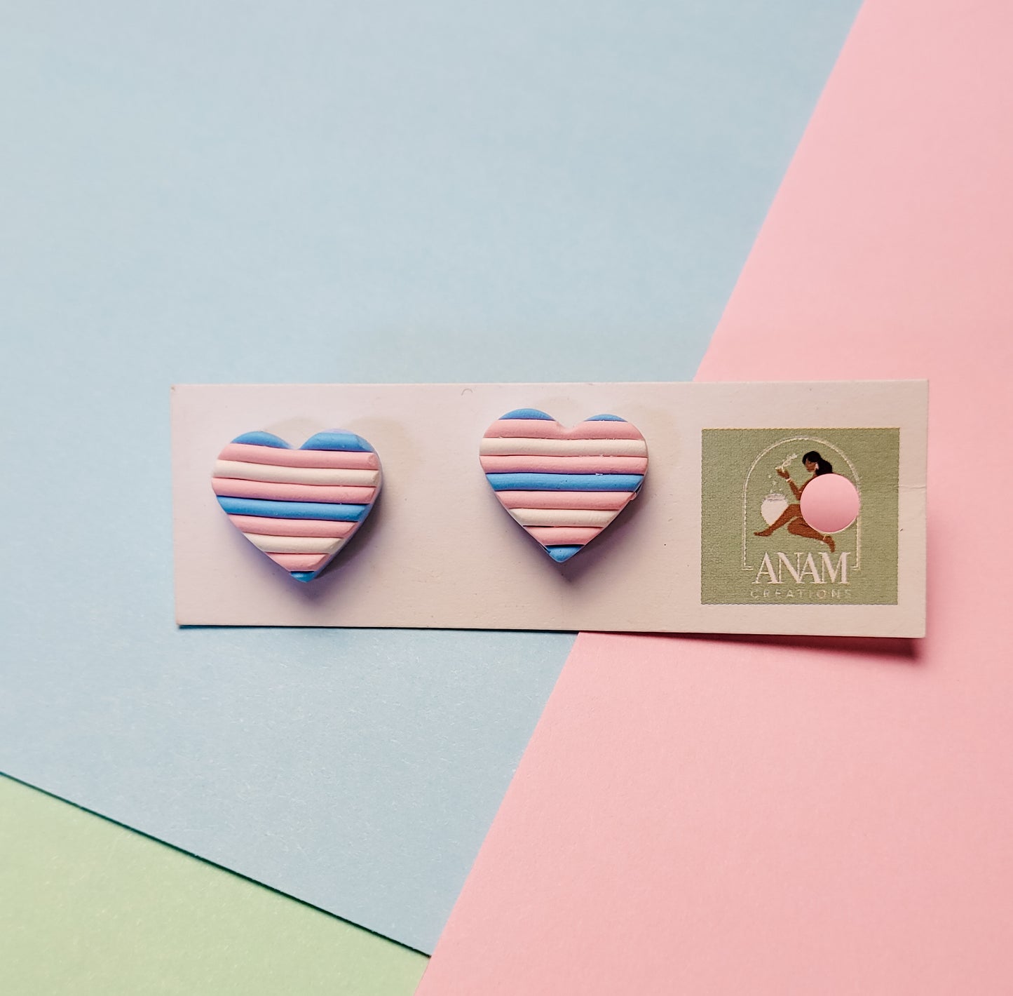 Pride Flag Stud Earrings