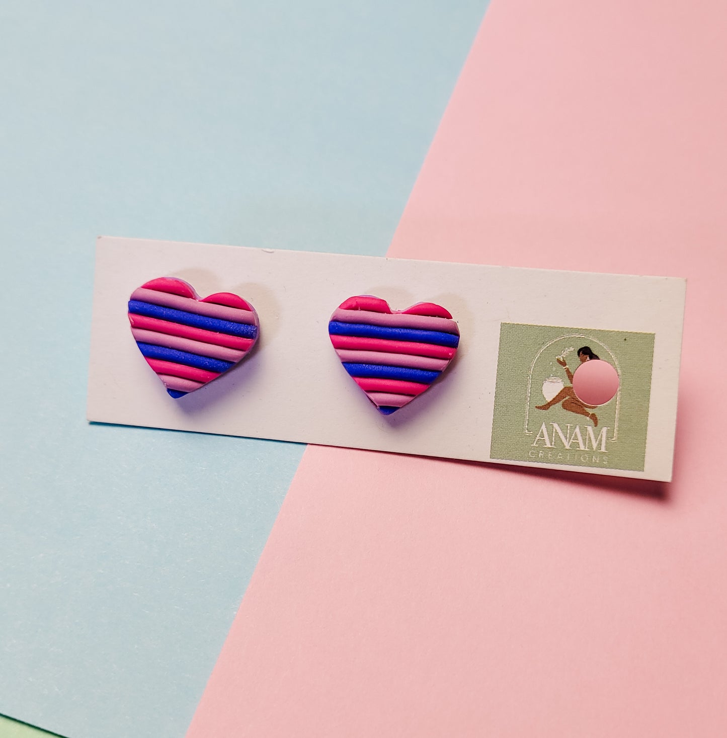 Pride Flag Stud Earrings