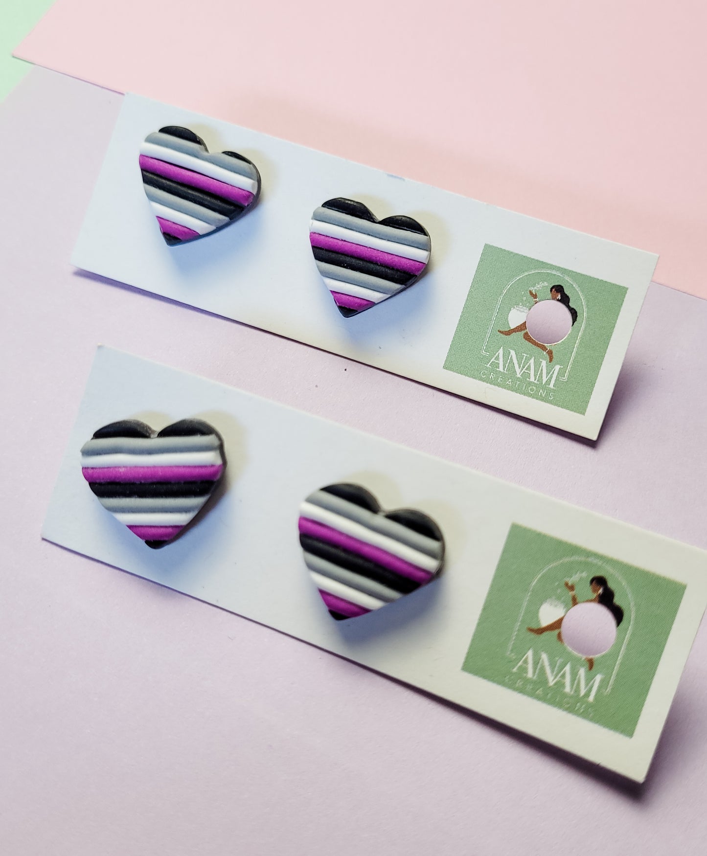 Pride Flag Stud Earrings