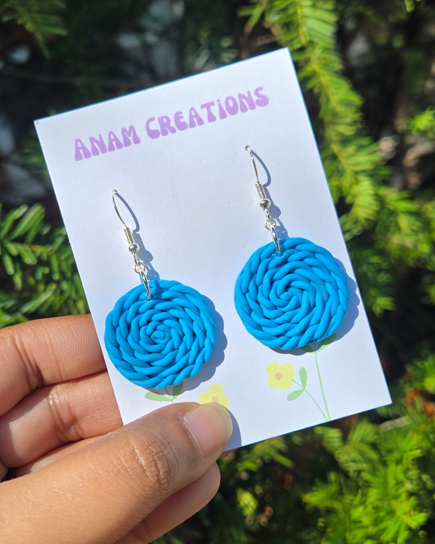 Woven Basket Coil Inspired Earrings, FIVE DIFFERENT PAIRS AVAIL.