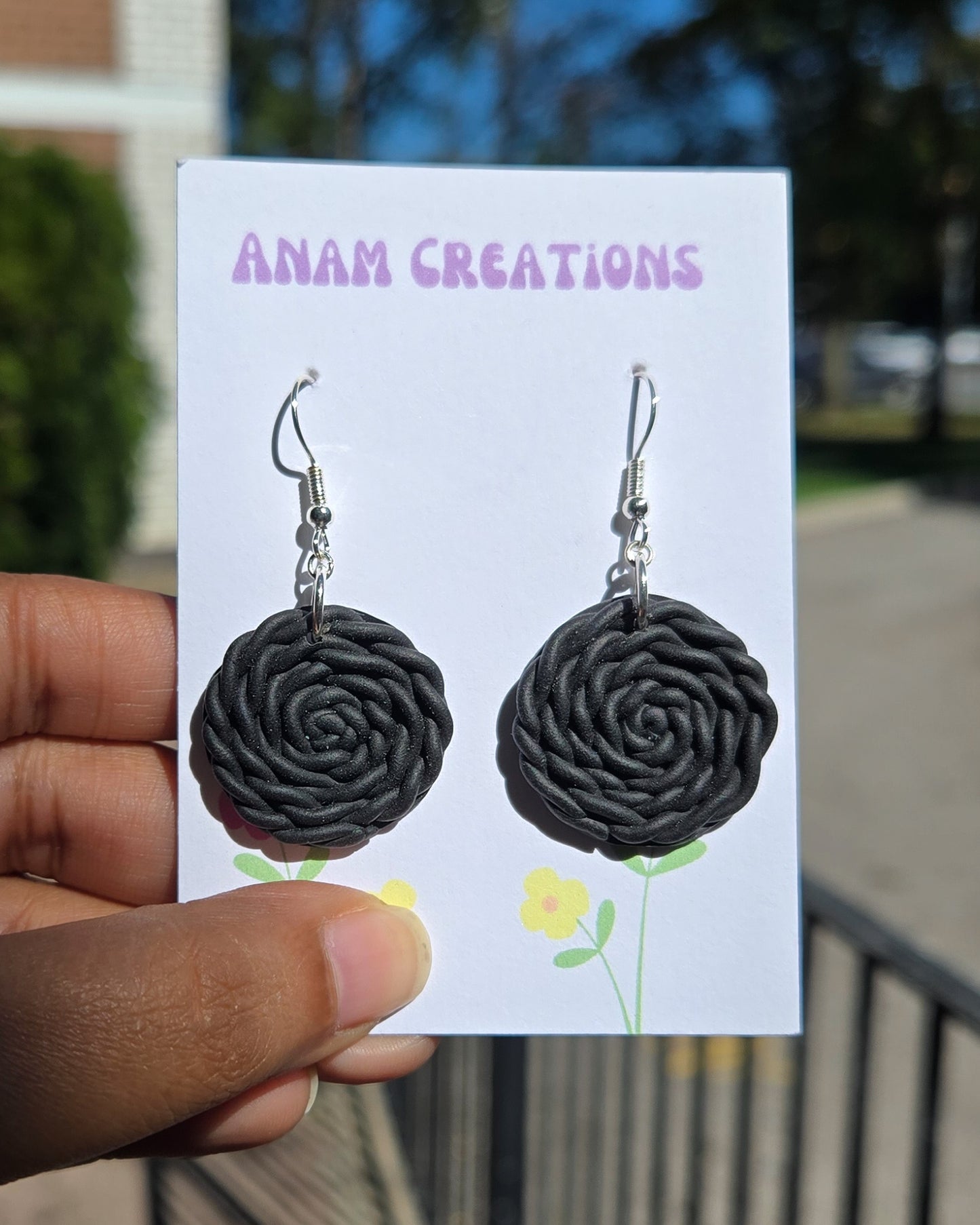 Woven Basket Coil Inspired Earrings, FIVE DIFFERENT PAIRS AVAIL.
