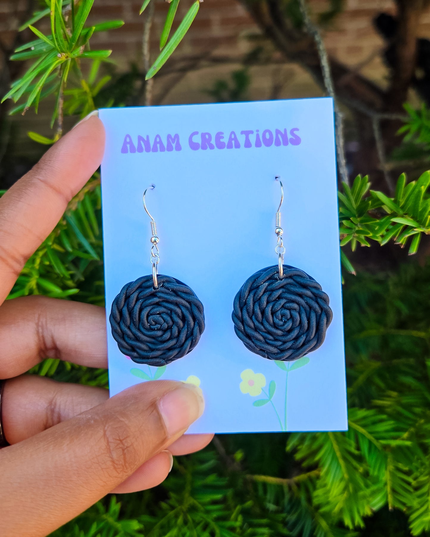 Woven Basket Coil Inspired Earrings, FIVE DIFFERENT PAIRS AVAIL.