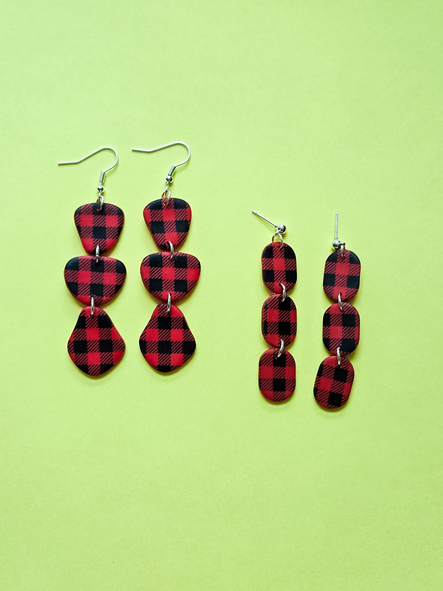 Plaid Earrings