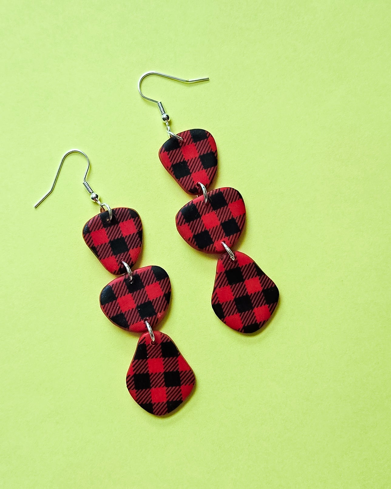 Plaid Earrings