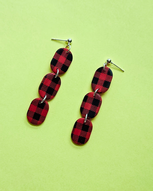 Plaid Earrings