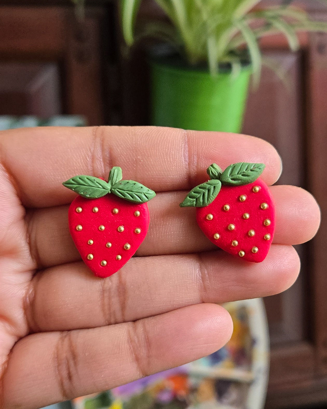 Strawberry Stud Earrings