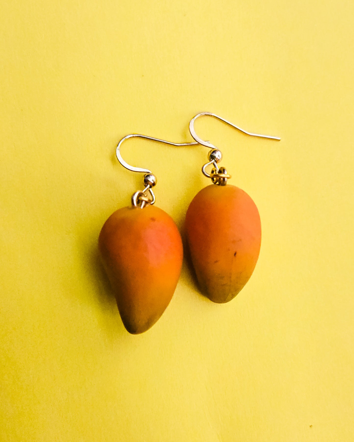 Handsculpted Mango Earrings
