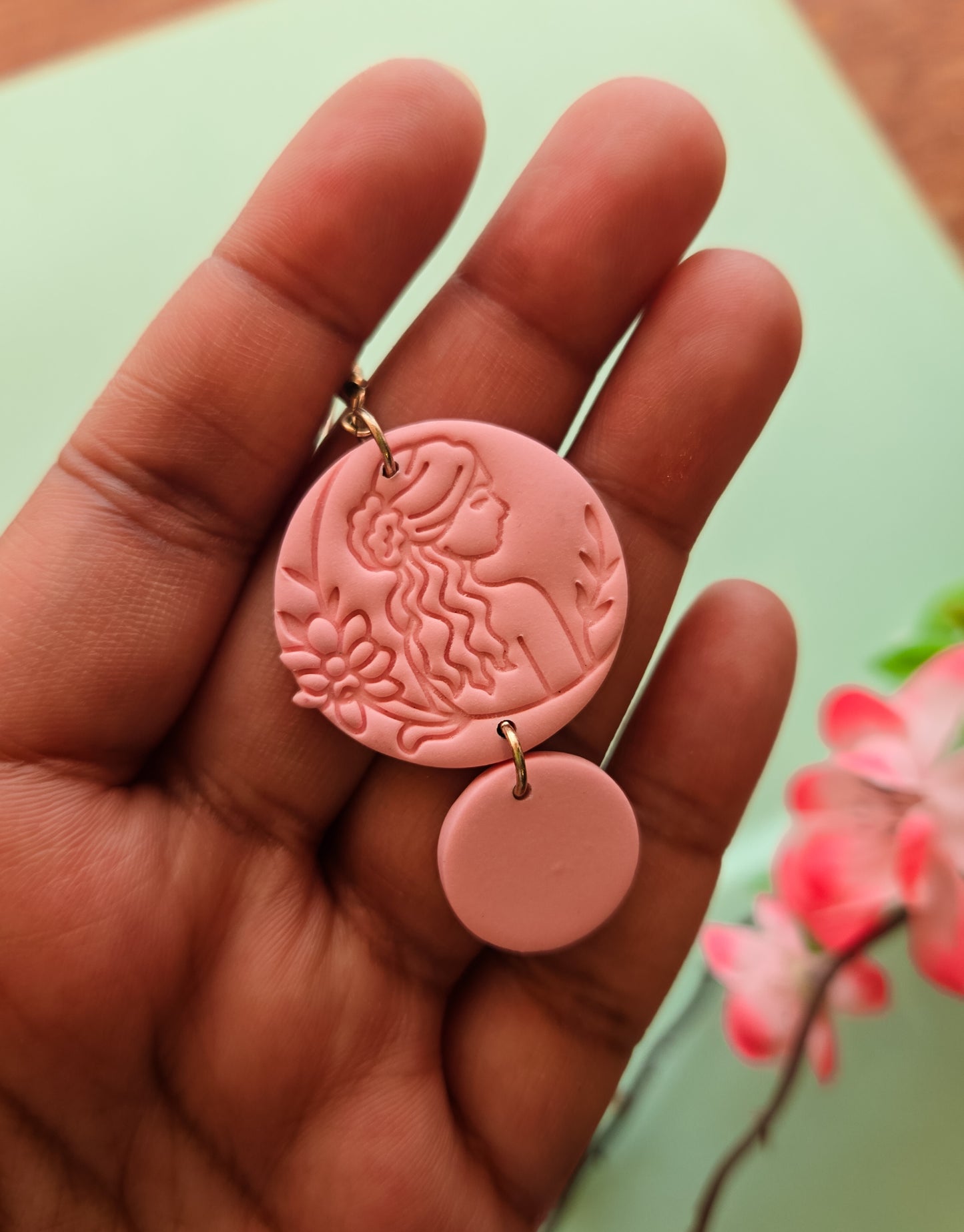 Secret Garden Woman Earrings, 2 colours available