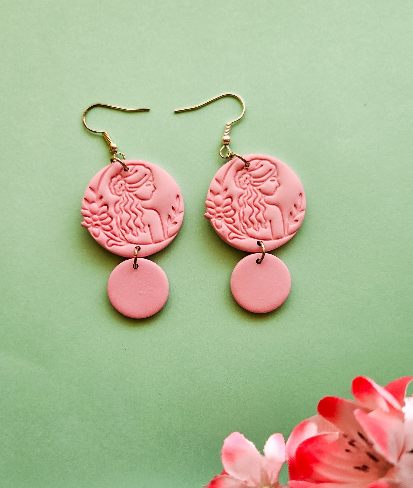 Secret Garden Woman Earrings, 2 colours available
